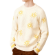 Men's Merino Wool Solid Knit Fashion Pullover Sweater