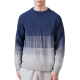 Men's Merino Wool Cashmere Solid Knit Sweater Top