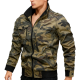 Stylish men’s zip-up cotton outdoor jacket