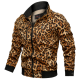 Stylish plus size men’s flight jacket