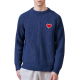 Men's Cashmere Solid Knit Relaxed Fit Pullover Sweater